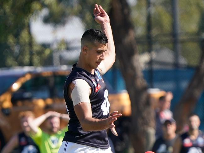 NFNL football: Lalor v Epping at Lalor Reserve.  Adrian Alfonsi (Epping)). Picture: Valerie Campan