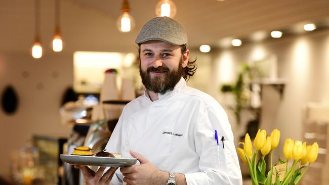 Clement Labaere at his former Central Market Arcade cafe in 2018. Picture: Bianca De Marchi