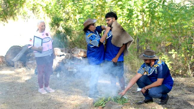 Corey Appo was officially awarded the recognition at a smoking ceremony hosted by the school.