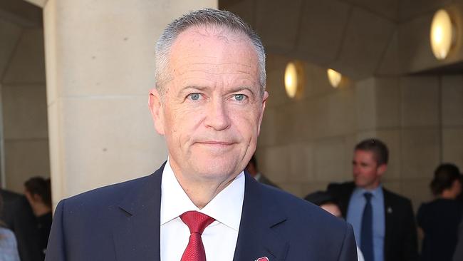 Opposition Leader Bill Shorten in Canberra yesterday. Picture: Kym Smith