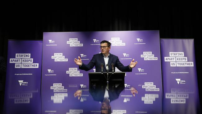 Daniel Andrews, it’s time to let Victoria rebuild. Picture: Getty