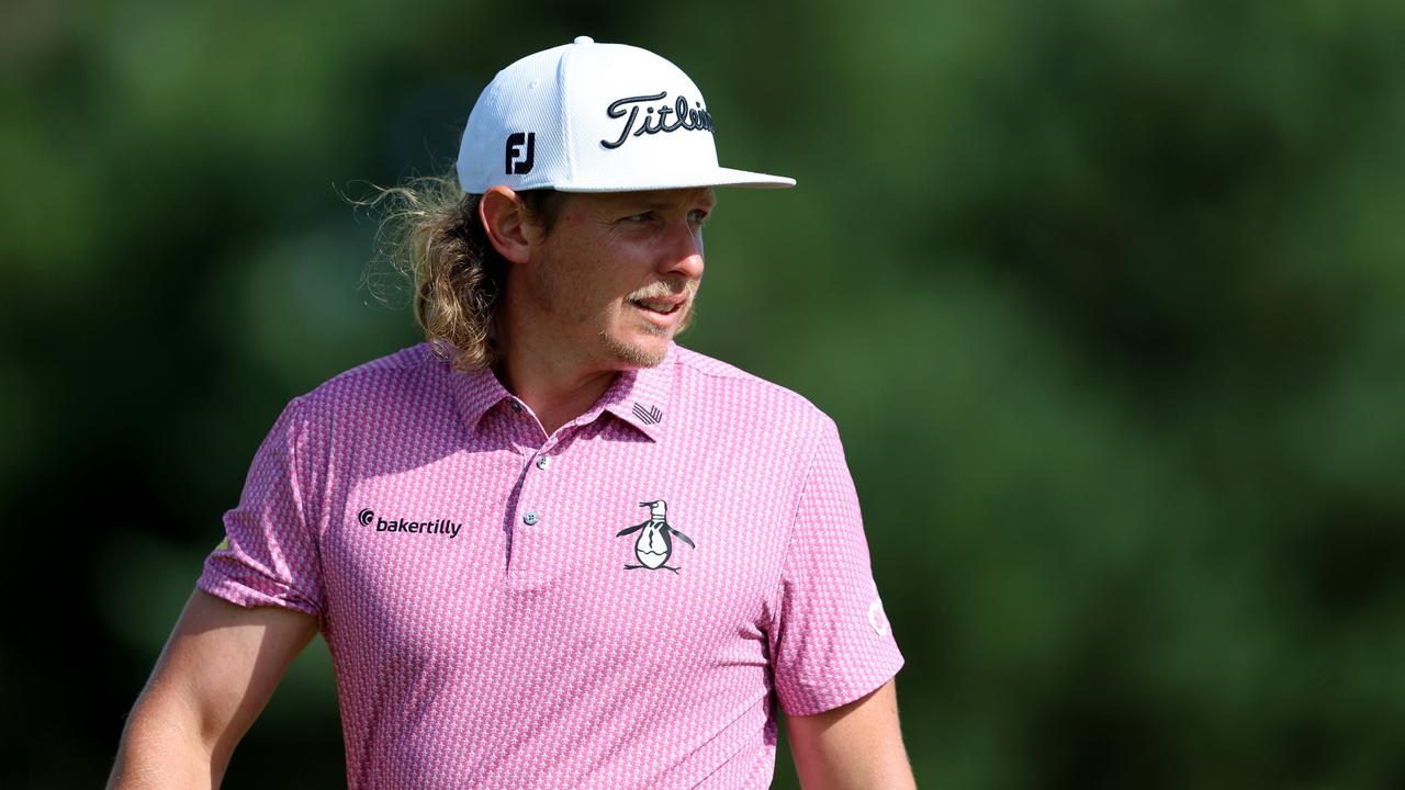 ST ALBANS, ENGLAND - JULY 09: Cameron Smith of Australia during day three of LIV Golf - London at The Centurion Club on July 09, 2023 in St Albans, England. (Photo by Tom Dulat/Getty Images)