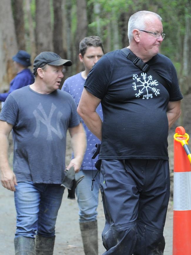 Professor John Olley wearing a shirt with a wayfinder symbol. Picture: Perry Duffin