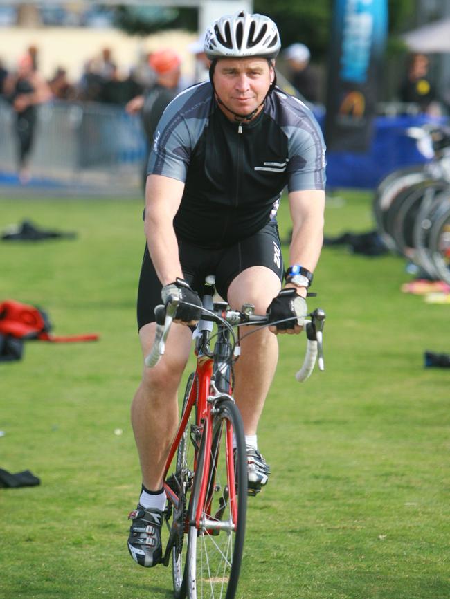 Couch has been a keen cyclist