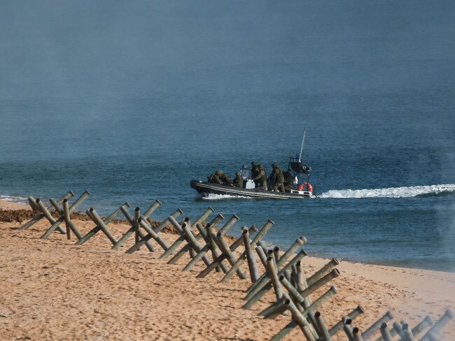 Over 8,000 servicemen and about 350 items of military hardware and weaponry recently took part in an amphibious landing drill in Crimea.