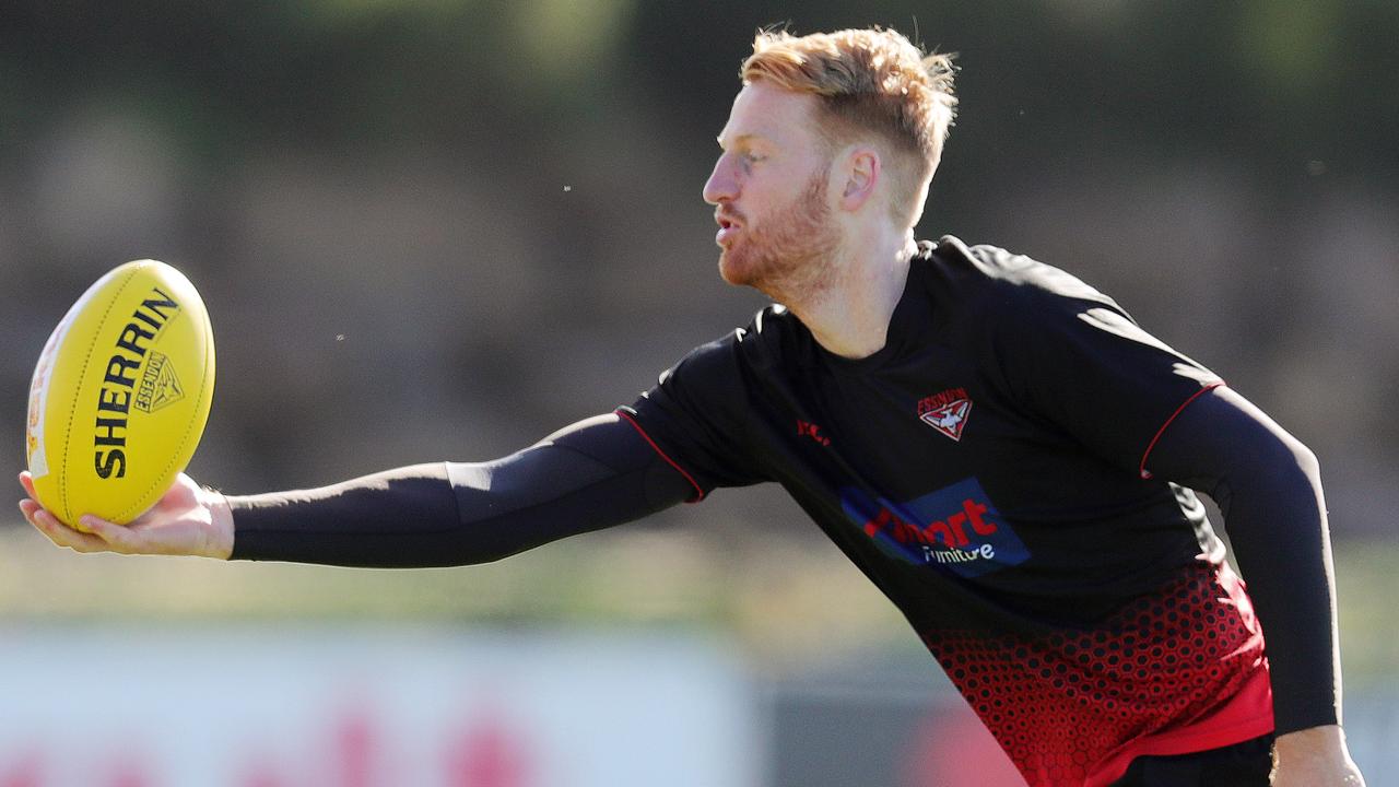 Aaron Francis is close to a new deal with Essendon. Picture: Michael Klein