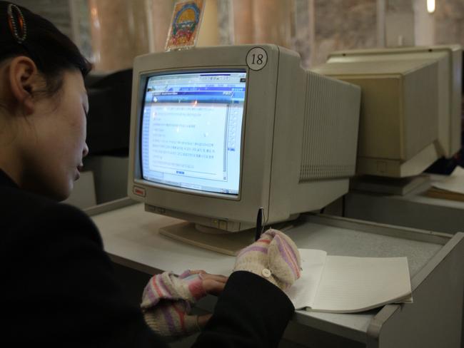 At her high school, there were just two or three computers for a few select students. File picture: David Guttenfelder