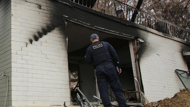 Homes in the region have been brought to ruin by the fires. Picture: NSW Police