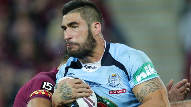 James Tamou will be back in Blues colours again this year. Picture Gregg Porteous