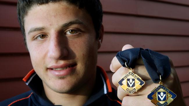 Fortunato Caruso won back-to-back TAC Cup Morrish Medals.