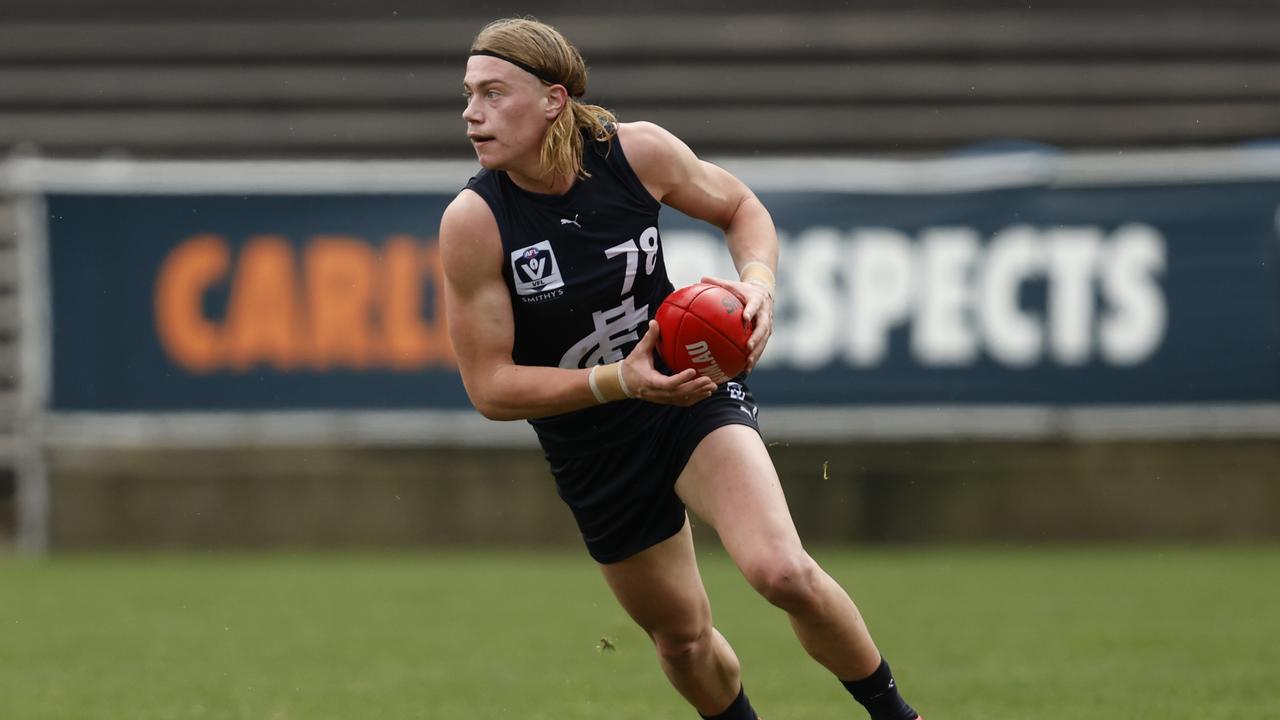 Harley Reid is the consensus top pick. (Photo by Darrian Traynor/AFL Photos/via Getty Images)