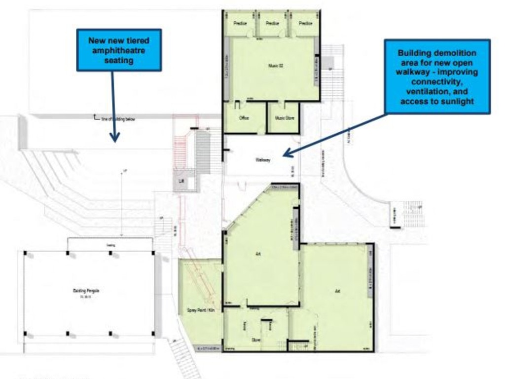 St Edmund’s College ‘Keenan’ Building First Floor Refurbishment by Gibson Architects. SUPPLIED.