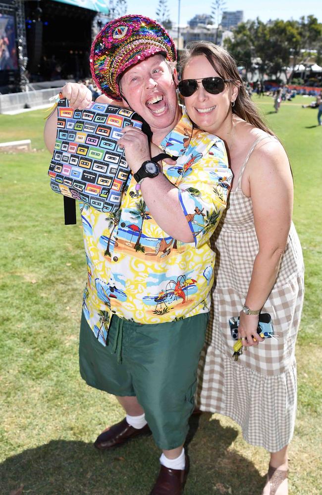 Cale Finney and Donna Burgess at Caloundra Music Festival. Picture: Patrick Woods.