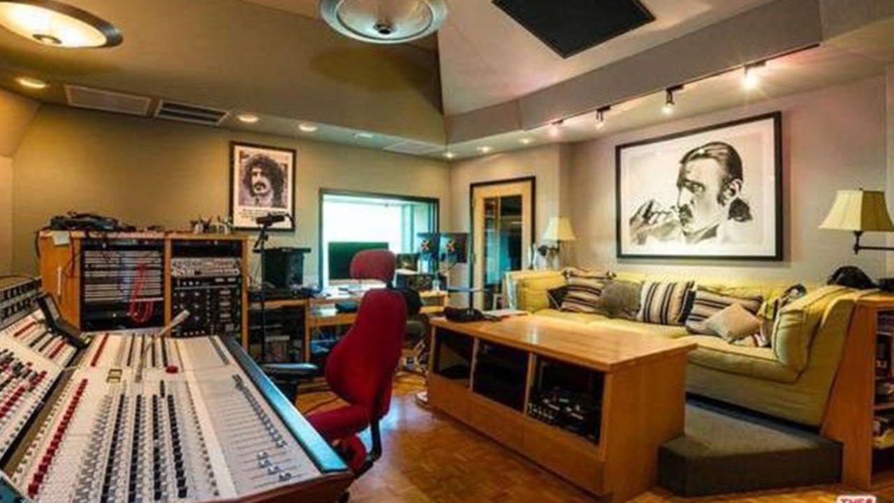 Gaga’s home has its own recording studio, which was originally built by musician Frank Zappa. Picture: Realtor