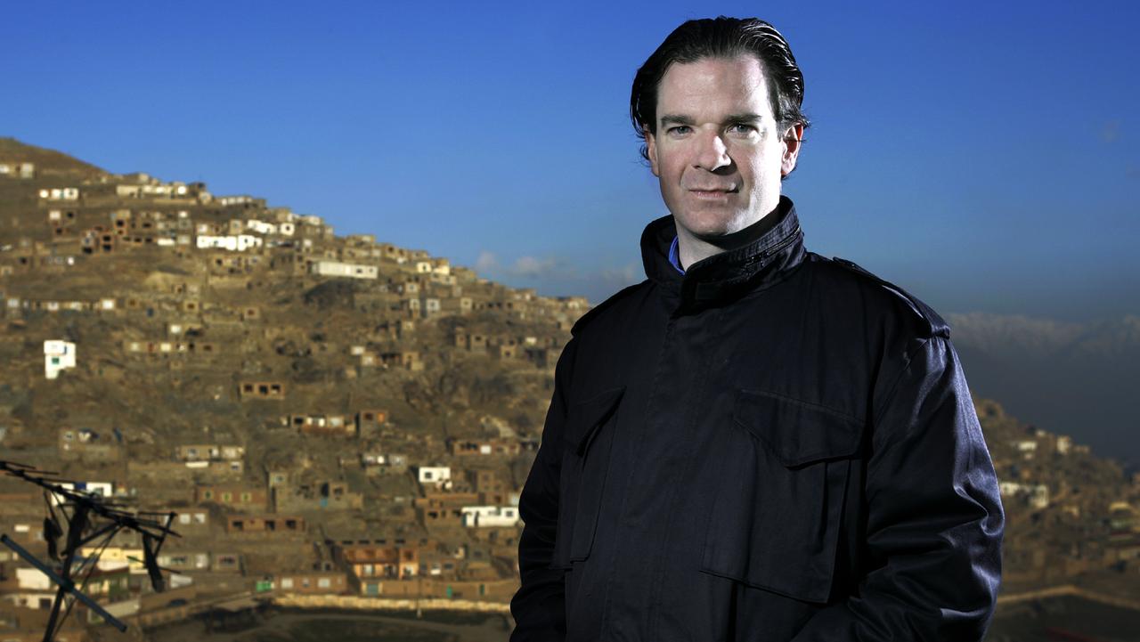 A 2006 photo of Peter Bergen from a project tracking Osama bin Laden’s past associates in Afghanistan. Picture: CNN