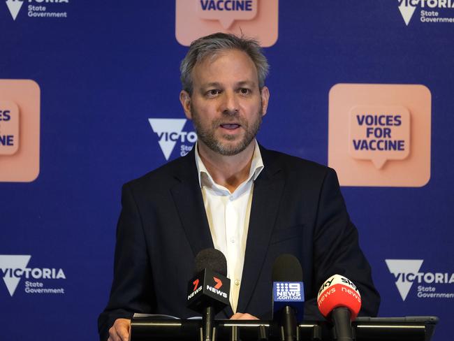 Victorian chief health officer Brett Sutton was named in the court case. Picture: NCA NewsWire / Luis Ascui