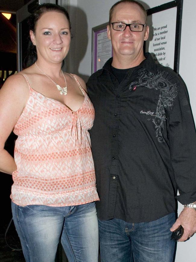 Sarah Allan and Joe Bates at Code Nightclub, Mackay.