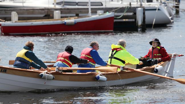 Enjoying the day at the Seafarers Festival at the Bellerive Boardwalk. Picture: MATT THOMPSON