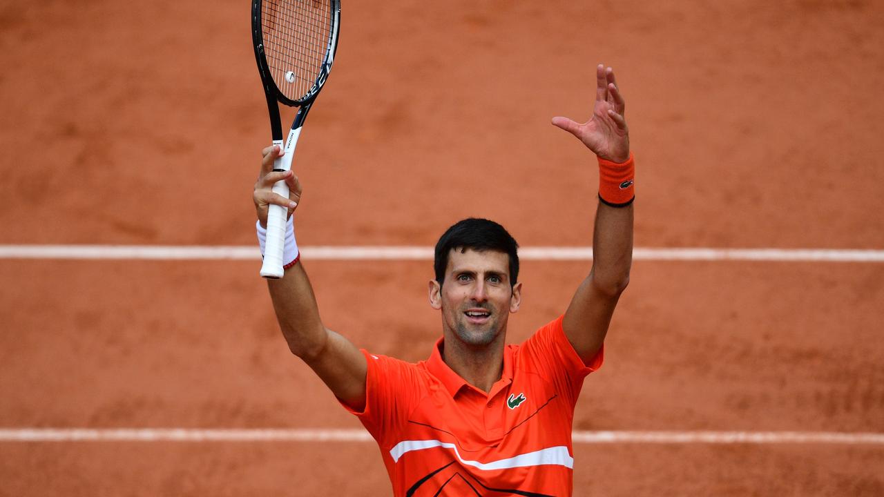 Novak Djokovic will face Dominic Thiem in the French Open semi-finals.