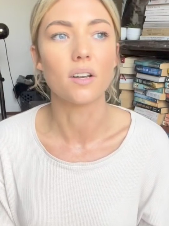 Sam Frost revealed in an emotional video her vaccination status while talking of her rising anxiety.