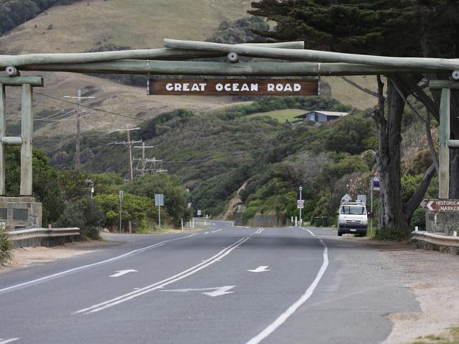 The Great Ocean Road Memorial Arch at Eastern View. Picture: Peter Ristevski