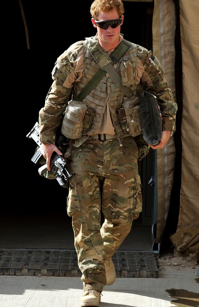 Harry’s time in the army should position him well for corporate leadership roles. Picture: AFP