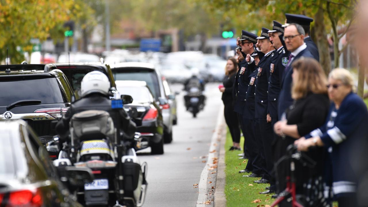 Joanne Shanahan Funeral Sa Police Line The Streets Au