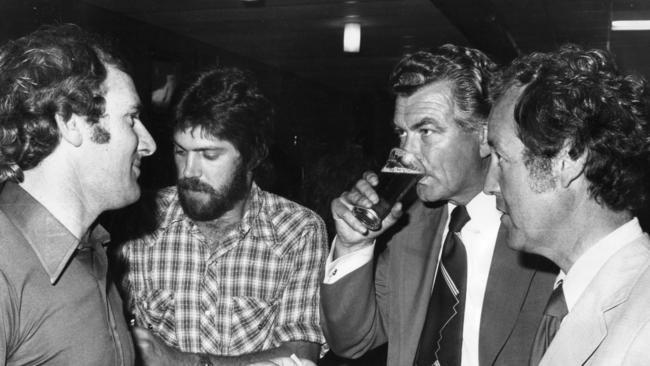 Mr Hawke was a legendary drinker in his union days. Source: News Corp Australia.