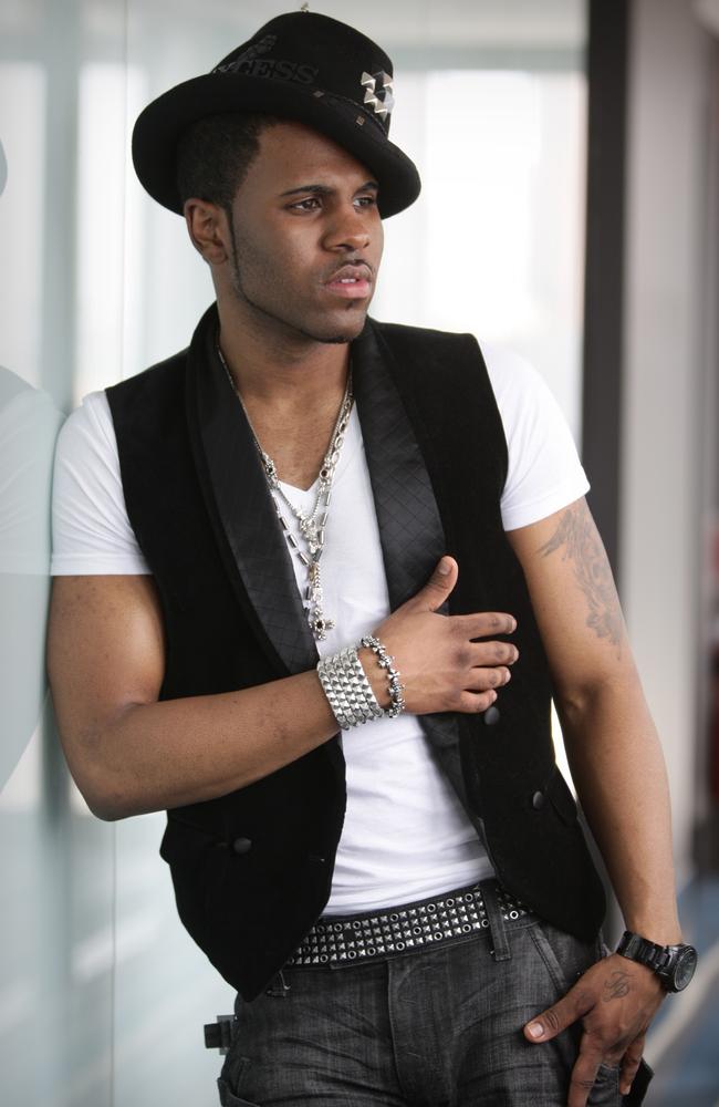 ‘Pressure introducing myself to the world’ … Jason Derulo promoting his debut album in Sydney in 2010.