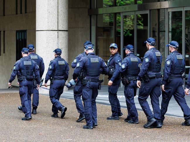 Search... police at St Andrew’s Cathedral School. Picture: NCA NewsWire / David Swift