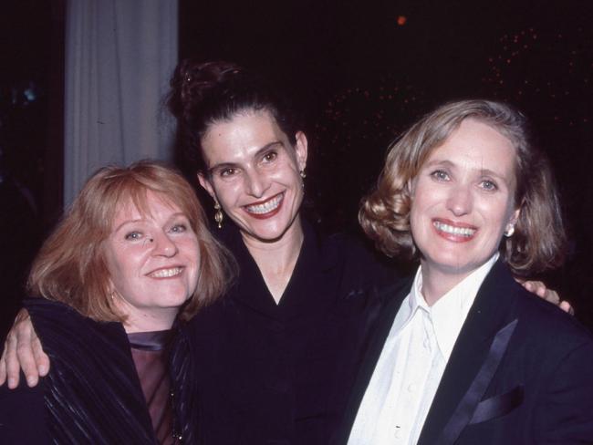 From left: Producer Jan Chapman, the late Janet Patterson and director Jane Campion. Picture: Berliner Studio/BEImages/australscope