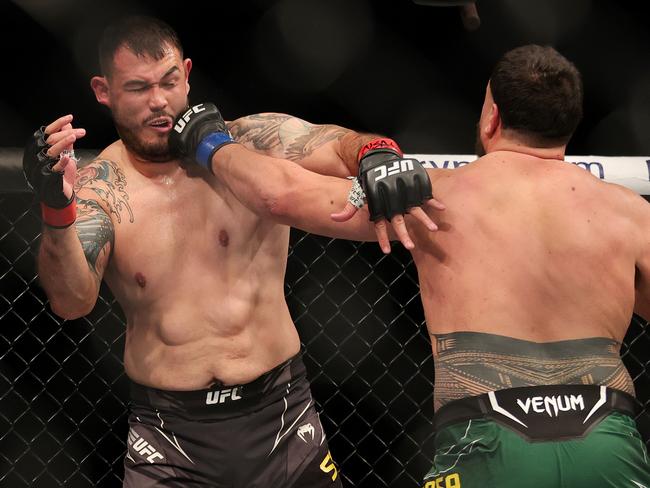 Tai Tuivasa showed more than just power in his win over Augusto Sakai at UFC 269. Picture: Carmen Mandato/Getty Images