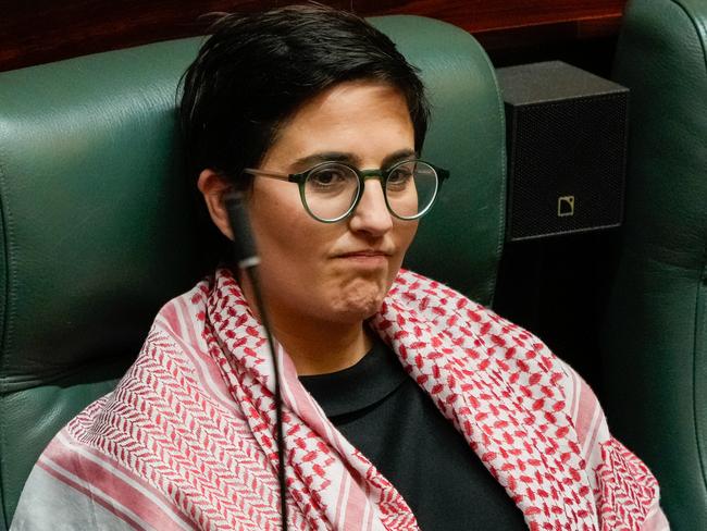 Greens MP Gabrielle de Vietri’s failed stunt sparked a major backlash in parliament. Picture: Getty Images