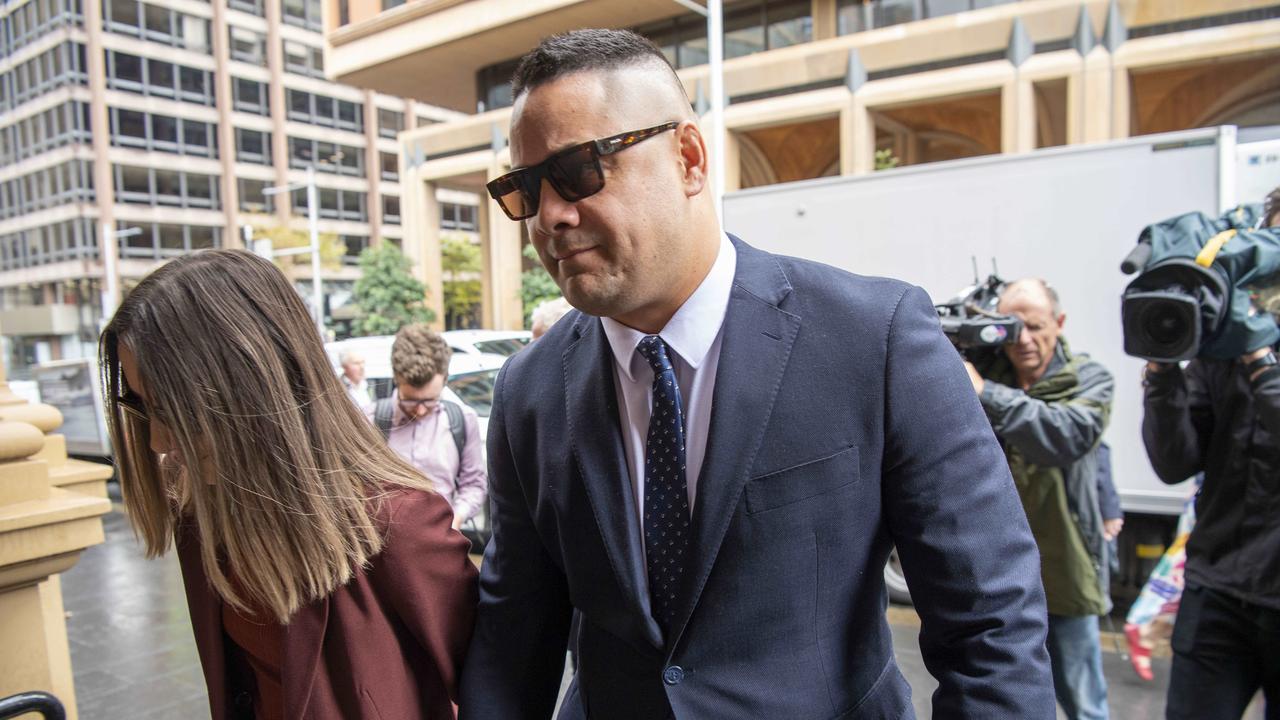 He is at court to fight a Crown detention application ahead of sentence hearing. Picture: NCA NewsWire/Simon Bullard
