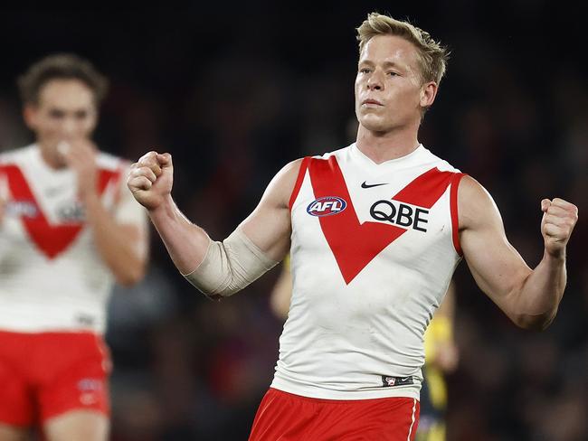 Sydney’s win over Essendon was their third-straight as they look to force their way back into the top eight. Picture: Daniel Pockett/Getty Images