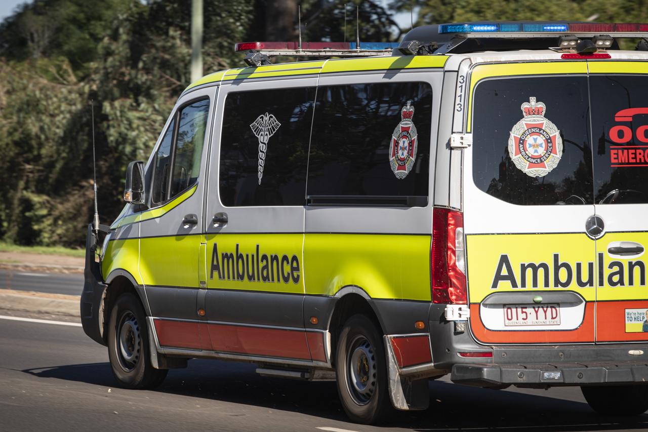Generic ambulance, QAS, Queensland Ambulance Service, emergency services, Thursday, August 29, 2024. Picture: Kevin Farmer