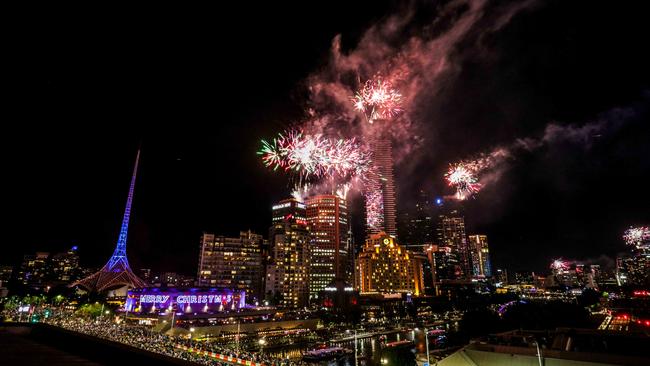 Revellers heading into the city for New Year’s Eve celebrations are urged to be aware. Picture: Nicole Cleary