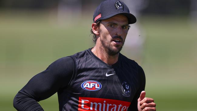 Pendlebury will help mentor the young talent at Collingwood. Photo: Michael Klein