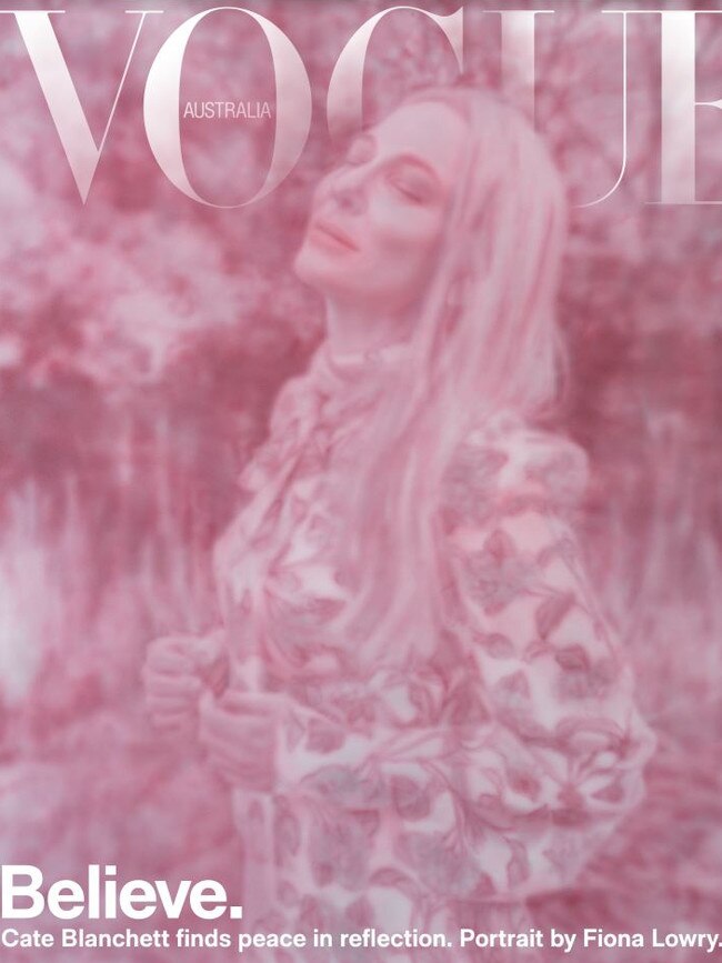 The subscriber-only special edition cover of Vogue.