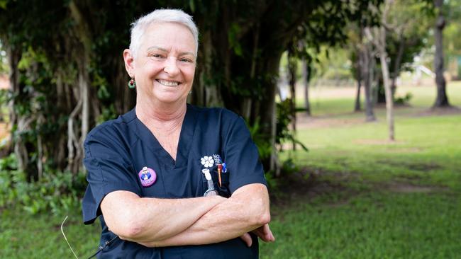 Linda Alexander is a nurse at Gove District Hospital and has seen a lot of change since she first started in 1987. Picture: Shaana McNaught