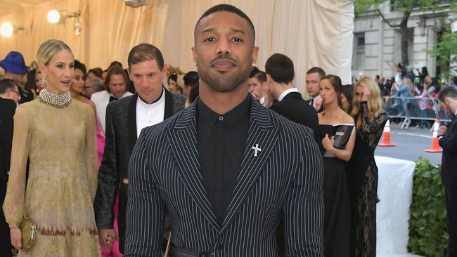 Michael B. Jordan attends the Heavenly Bodies: Fashion & The Catholic Imagination Costume Institute Gala at The Metropolitan Museum of Art last week. Picture: Neilson Barnard/Getty Images