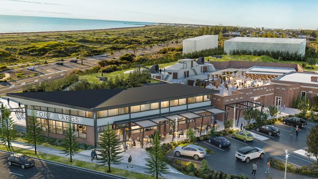 Artist's impression of Fort Largs fresh produce market. Picture: Supplied by Peet