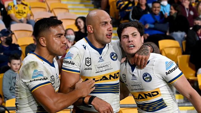 The Eels ruined the Storm’s shot at history. (Photo by Bradley Kanaris/Getty Images)