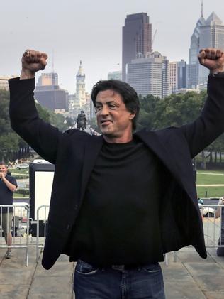 Stallone surprises fans with visit to iconic 'Rocky' statue