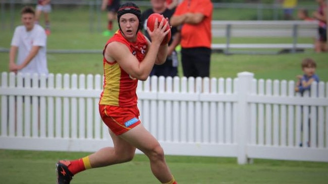 PBC SHS and Gold Coast Suns academy player Jed Foggo. Picture: Taken from Facebook.