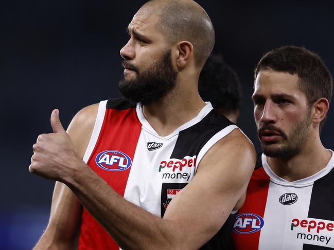 Former AFL ruckman Paddy Ryder will play for the Redtails Pinktails against Sunraysia on April 15. Picture: Darrian Traynor/Getty Images.