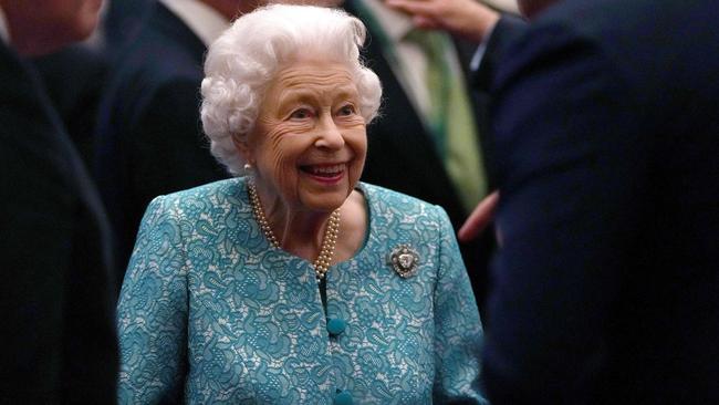 Britain's Queen Elizabeth II who cancelled her attendance at the COP26 UN climate conference in Glasgow. Picture: AFP