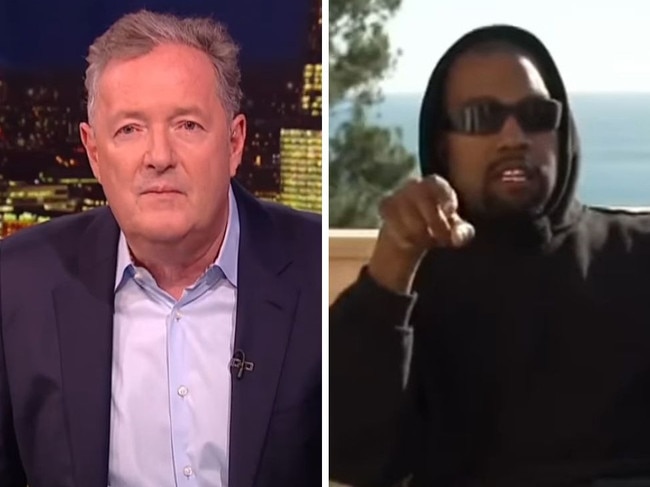Kanye West storms out of Piers Morgan interview.