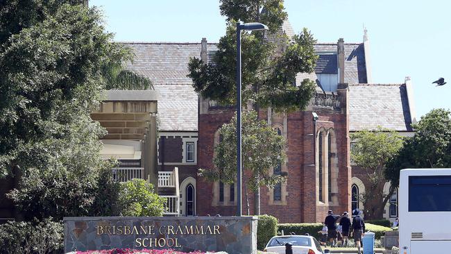 Brisbane Grammar School is one of the state’s most in-demand schools, with parents paying a $500 fee just to apply for a place. Pic: Glenn Barnes