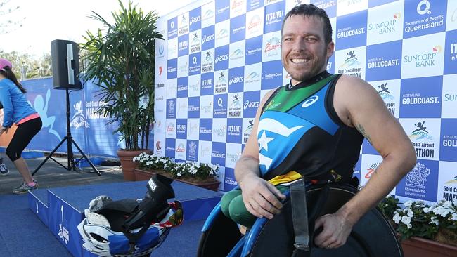 Aussie Paralympic legend Kurt Fearnley has been named Australian team captain. Picture Glenn Hampson